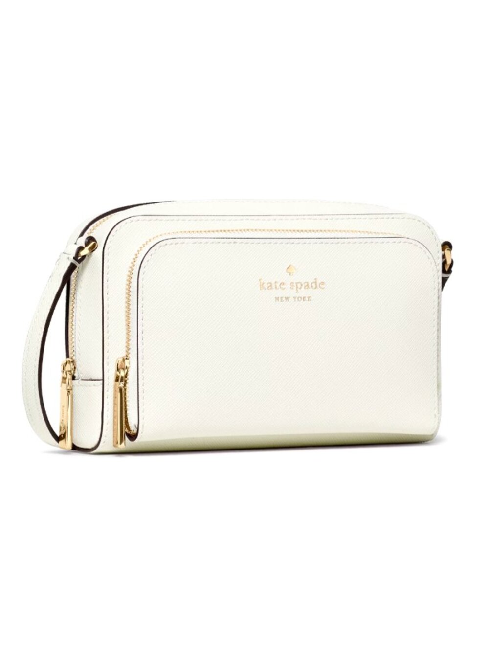 New Kate Spade Staci Mini Crossbody Bag Saffiano Meringue